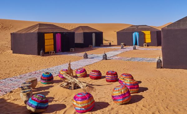 Merzouga - woestijn: Desertcamp Azawad